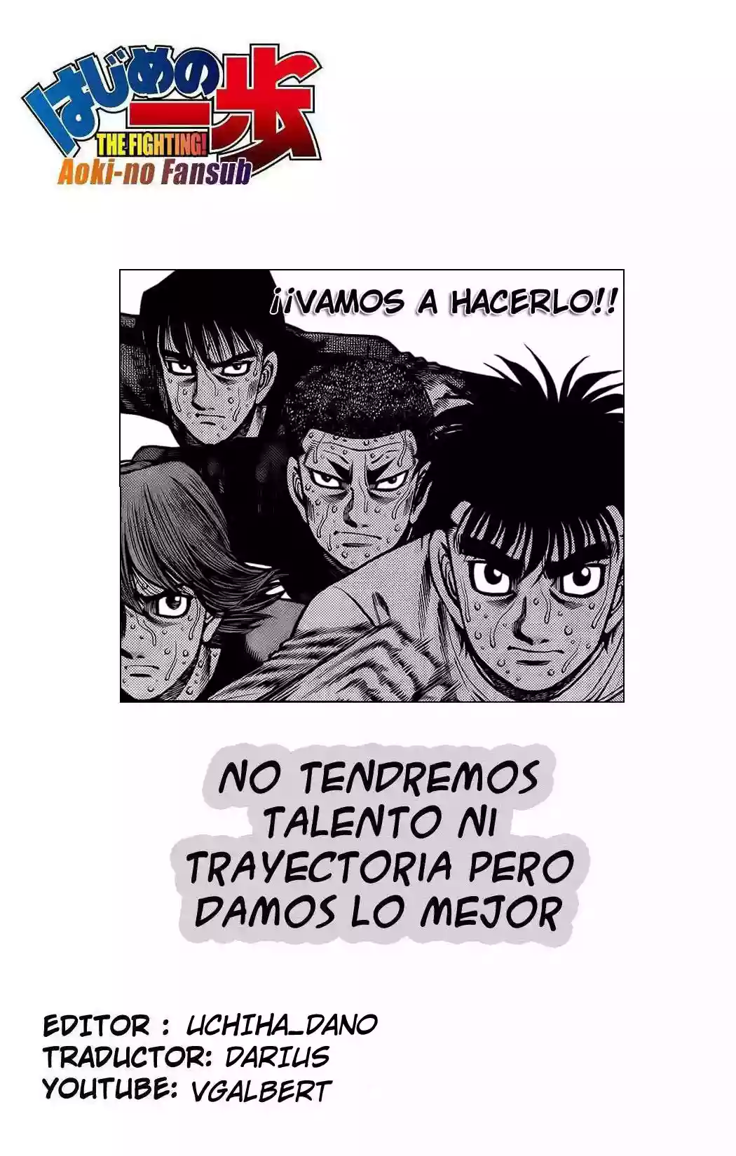 Hajime no Ippo Capítulo 856 - Page 1