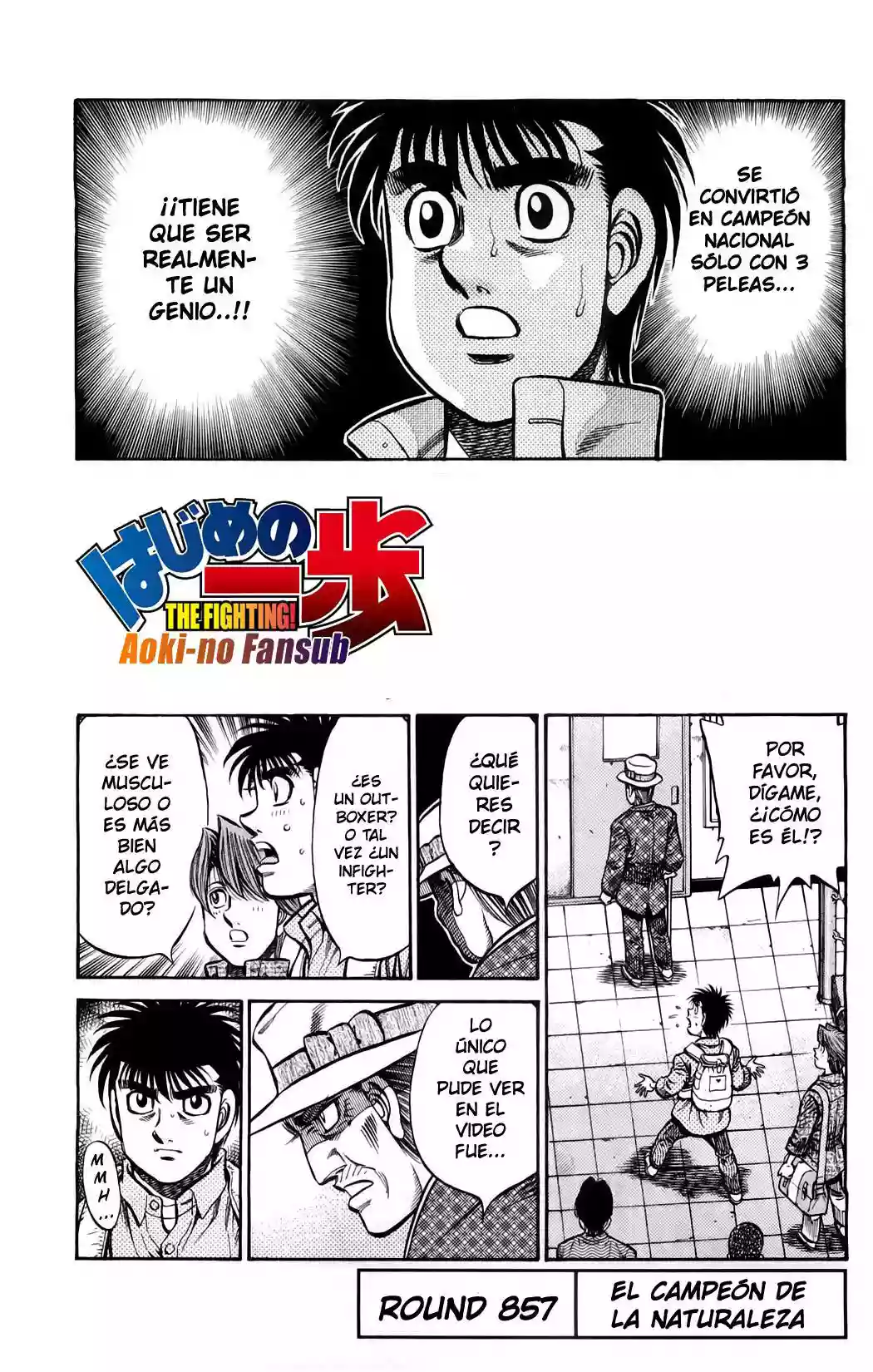 Hajime no Ippo Capítulo 857 - Page 2
