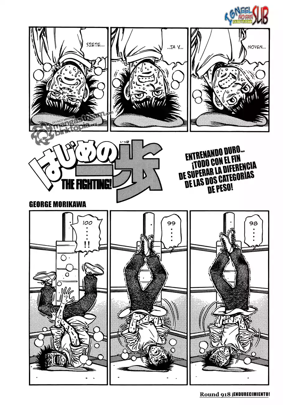 Hajime no Ippo Capítulo 918 - Page 1