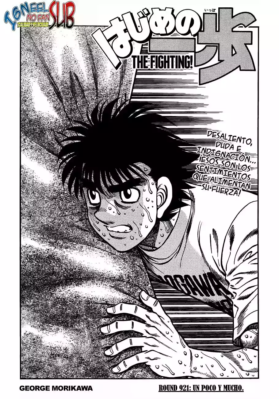 Hajime no Ippo Capítulo 921 - Page 1