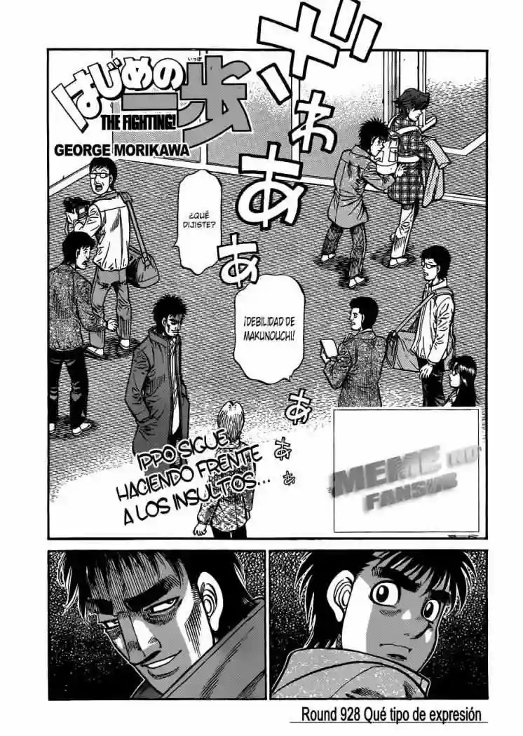 Hajime no Ippo Capítulo 928 - Page 1