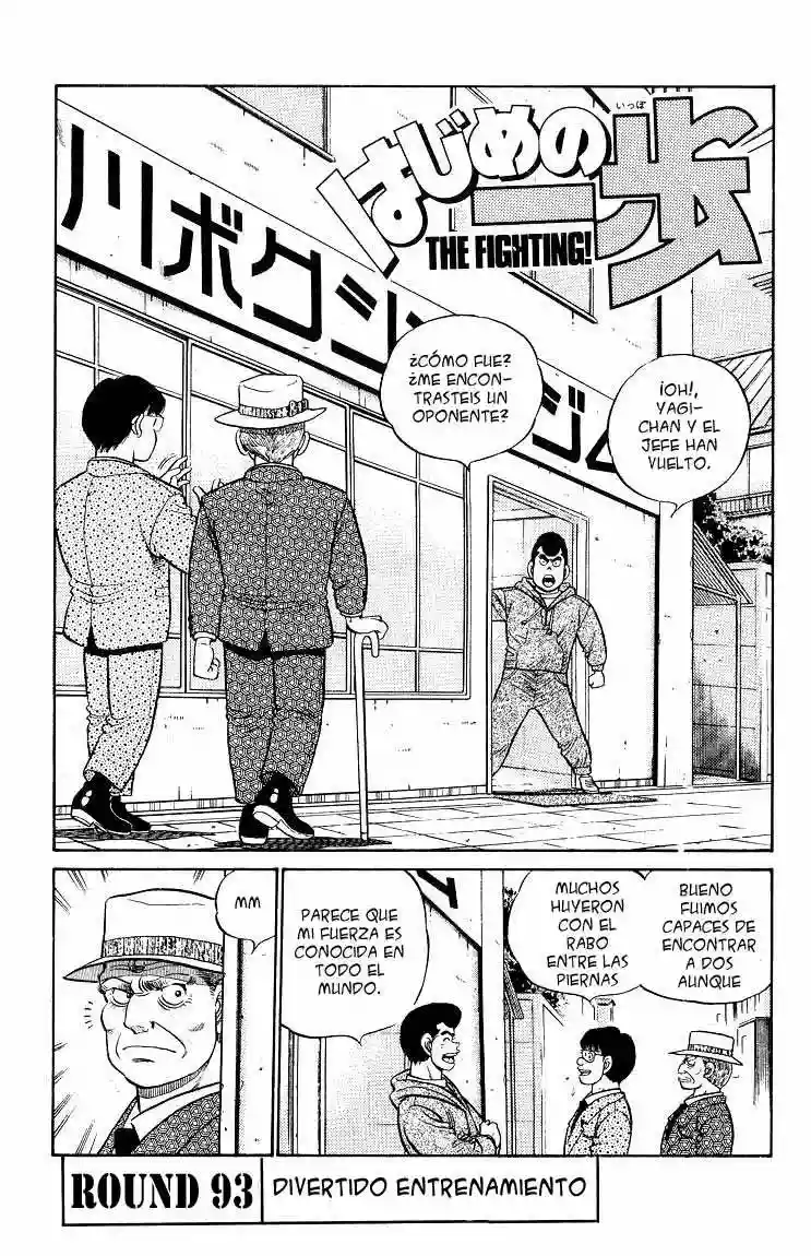 Hajime no Ippo Capítulo 93 - Page 1