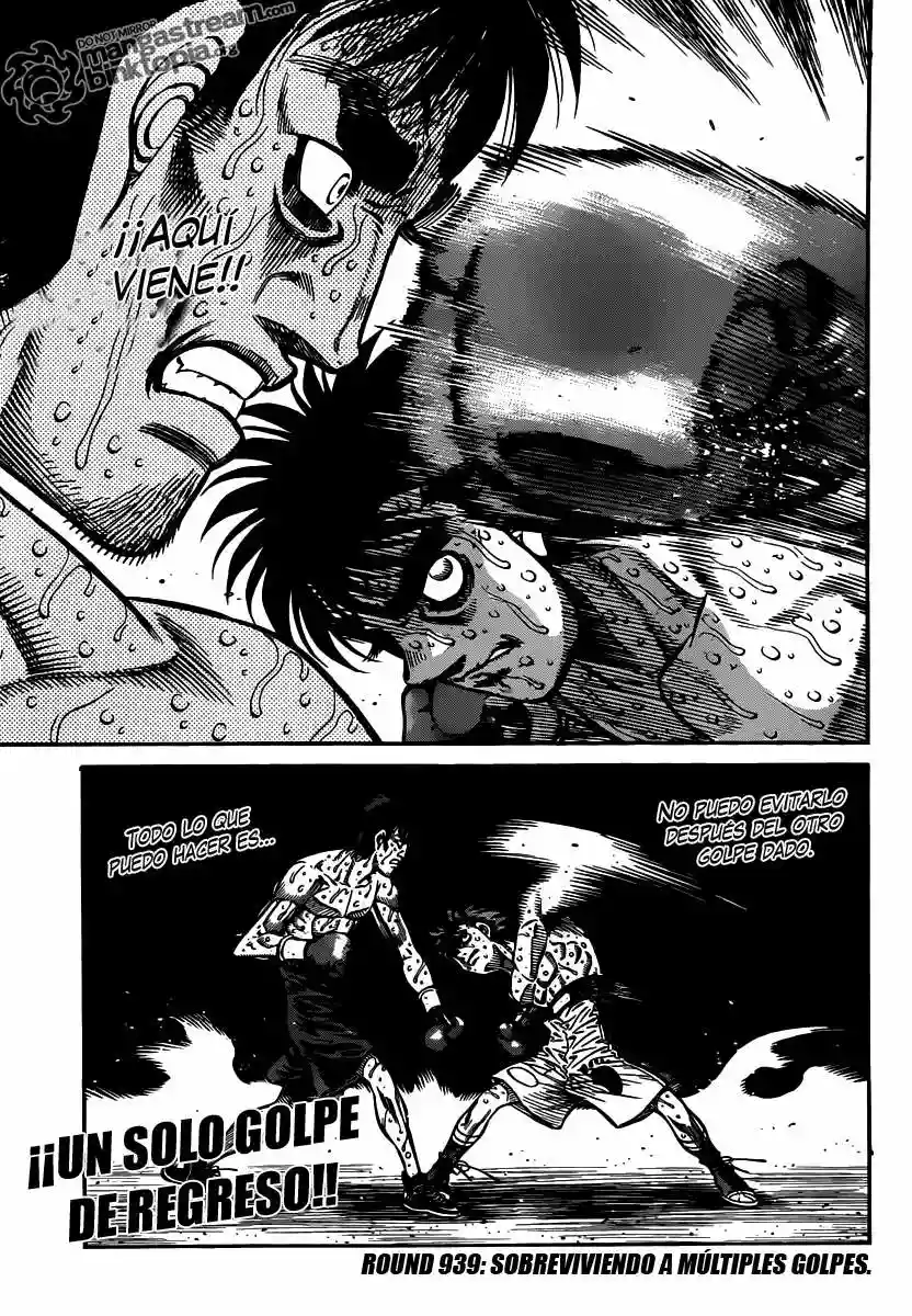 Hajime no Ippo Capítulo 939 - Page 1