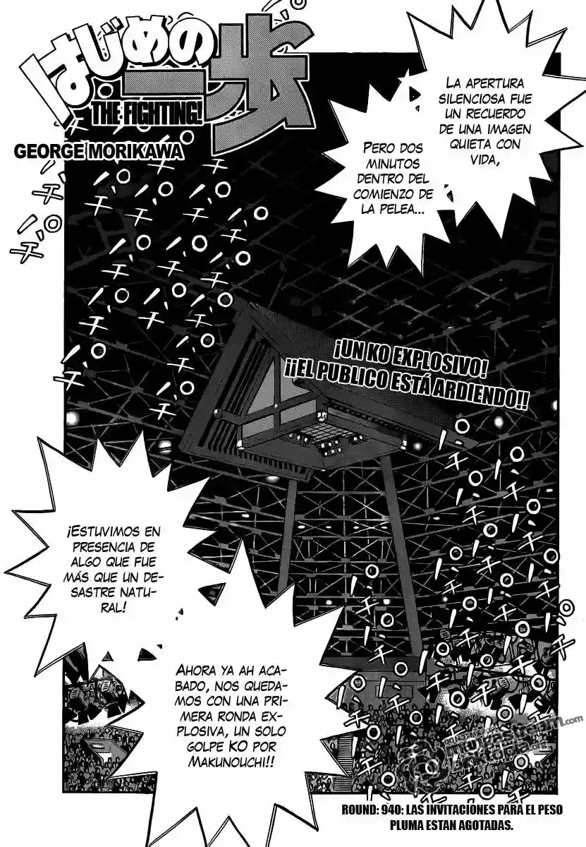 Hajime no Ippo Capítulo 940 - Page 1
