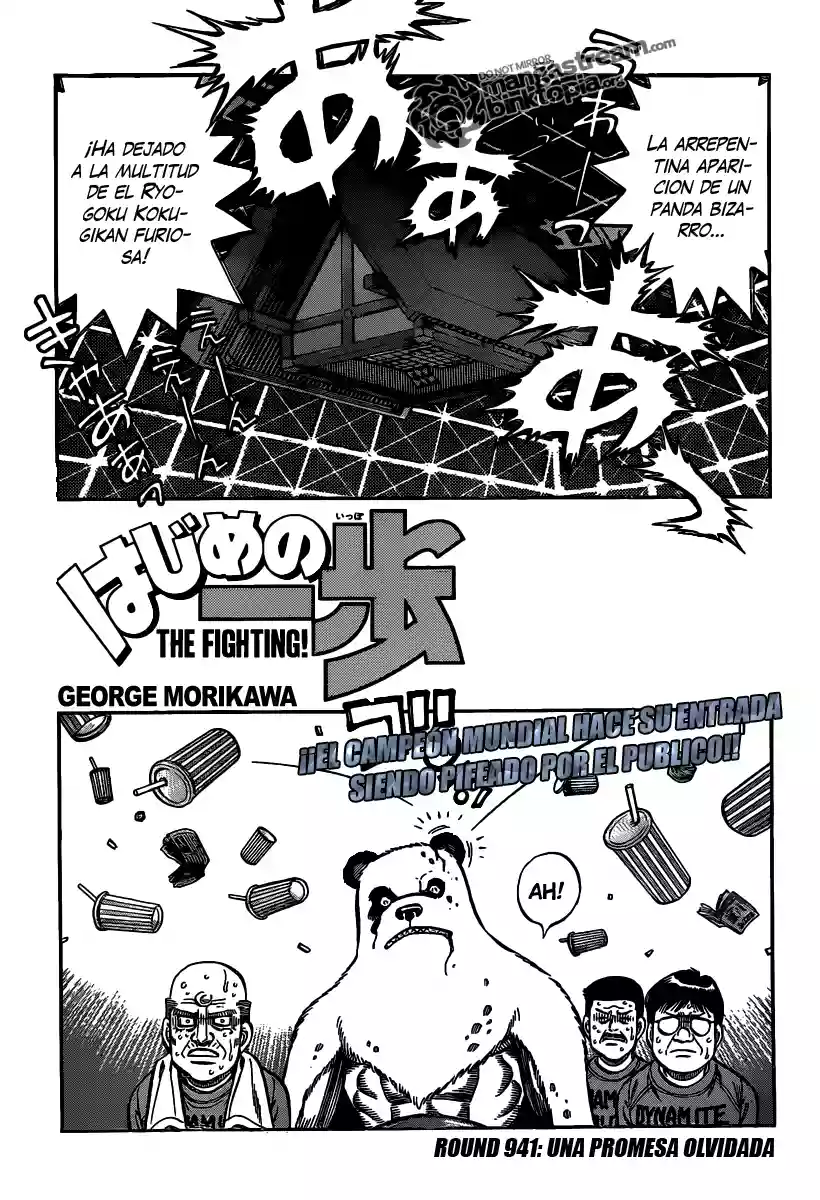 Hajime no Ippo Capítulo 941 - Page 1