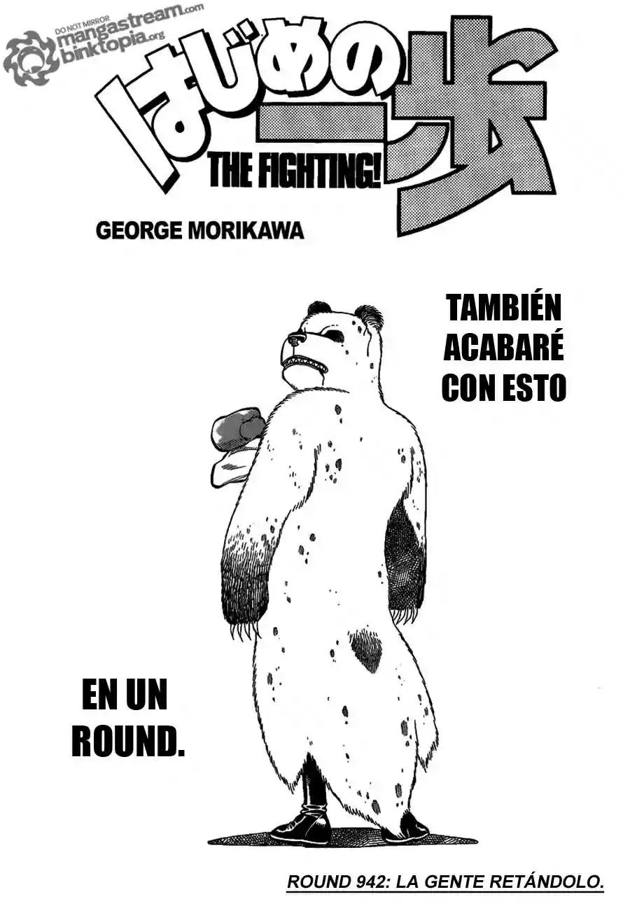 Hajime no Ippo Capítulo 942 - Page 1