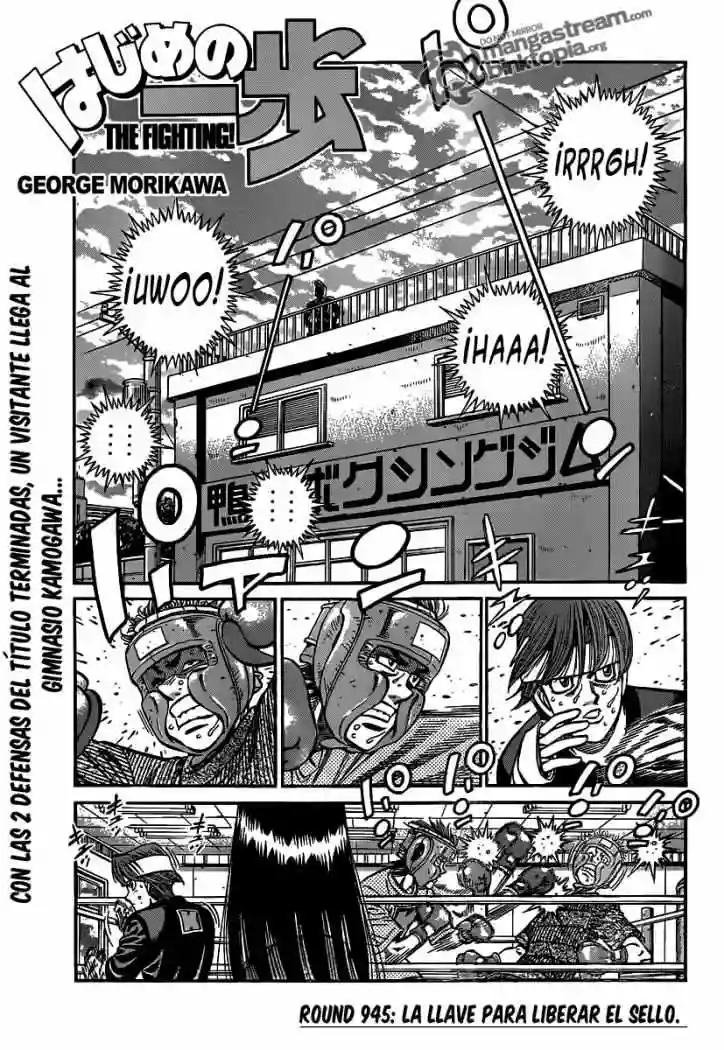Hajime no Ippo Capítulo 945 - Page 1