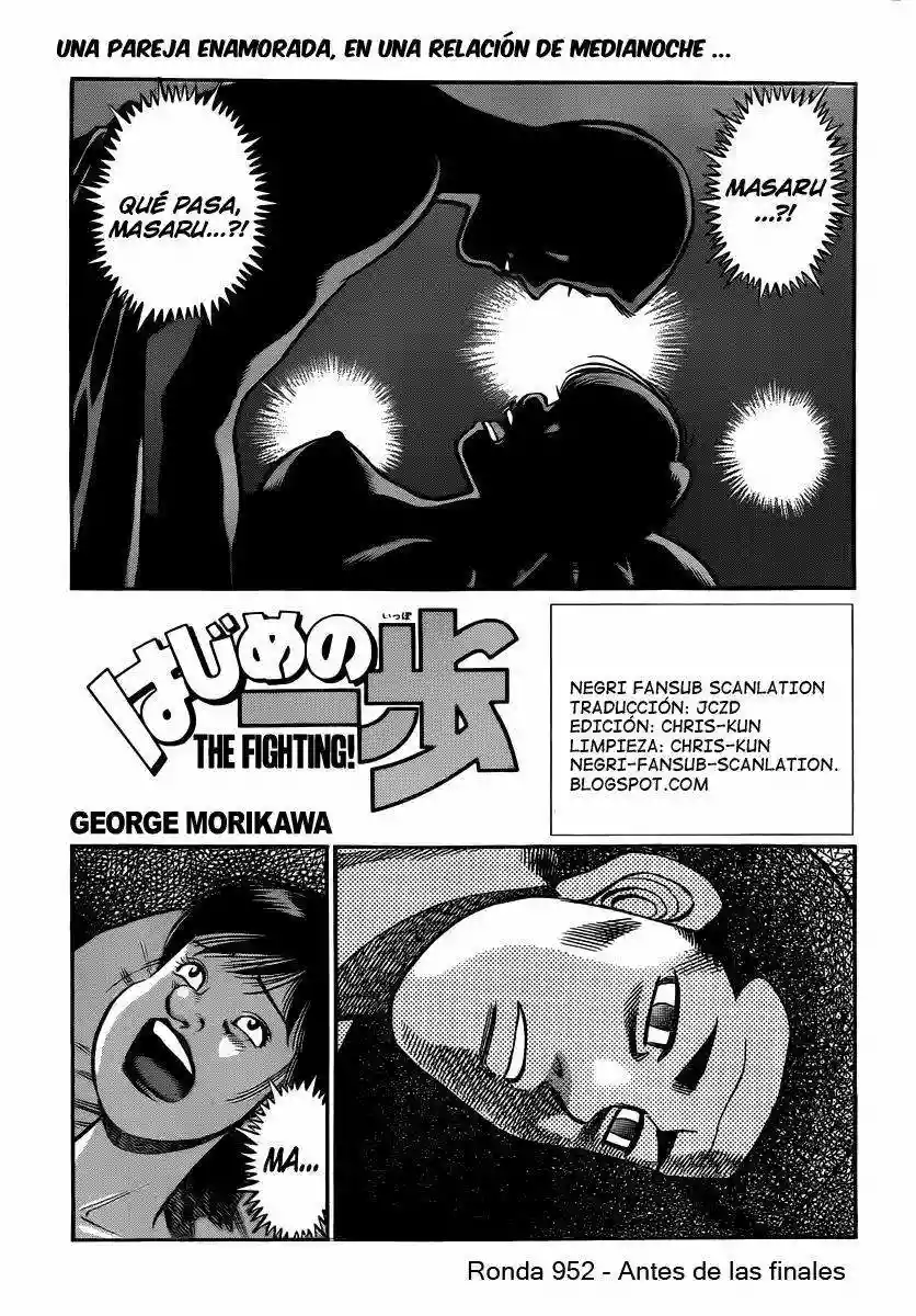 Hajime no Ippo Capítulo 952 - Page 1