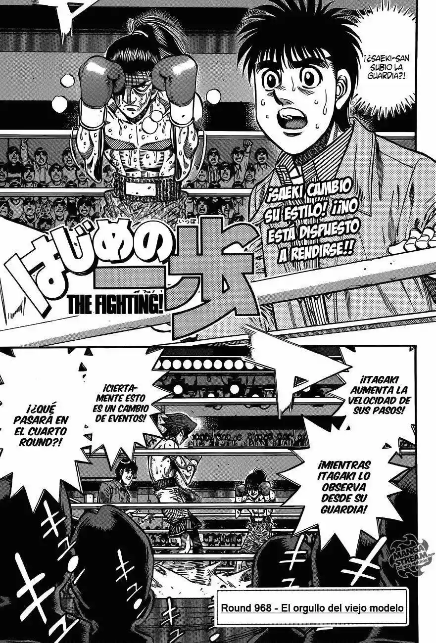 Hajime no Ippo Capítulo 968 - Page 1