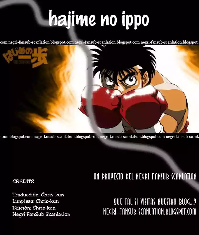 Hajime no Ippo Capítulo 973 - Page 1