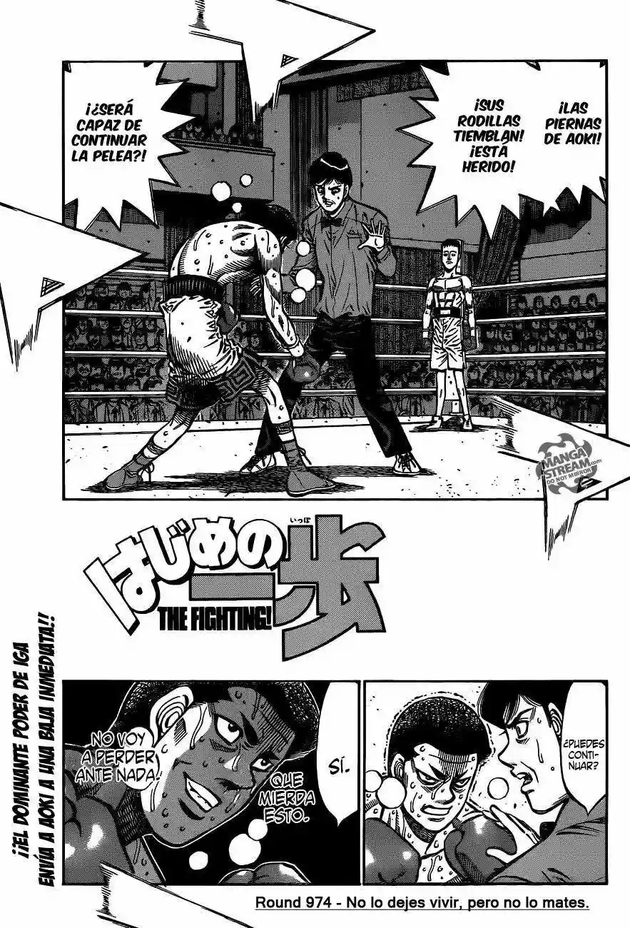 Hajime no Ippo Capítulo 974 - Page 2