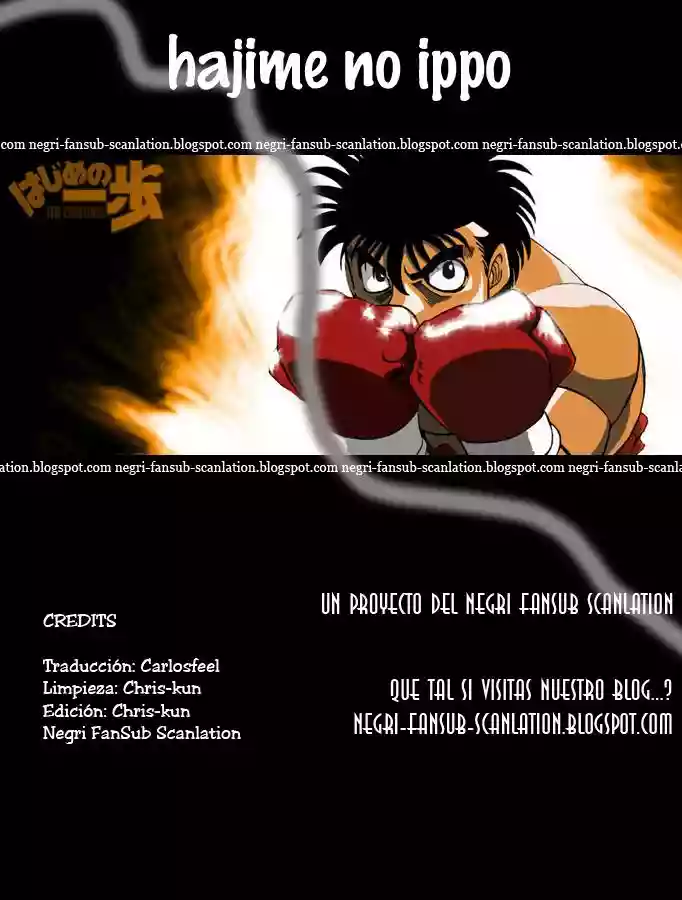 Hajime no Ippo Capítulo 977 - Page 1