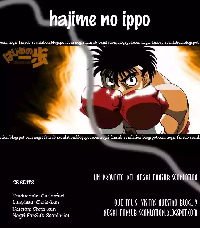 Hajime no Ippo Capítulo 979 - Page 1