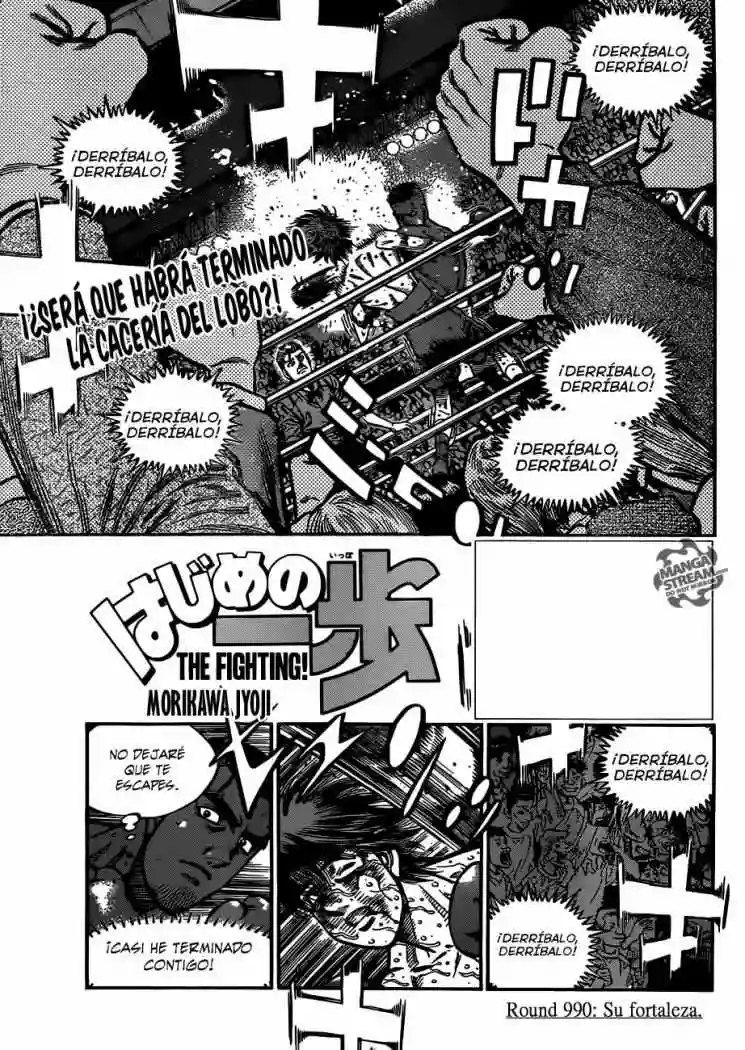 Hajime no Ippo Capítulo 990 - Page 1