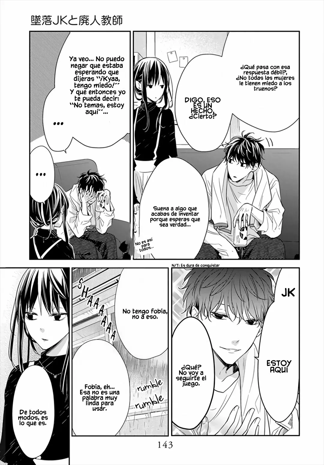 Tsuiraku JK to Haijin Kyoushi Capítulo 26 - Page 8