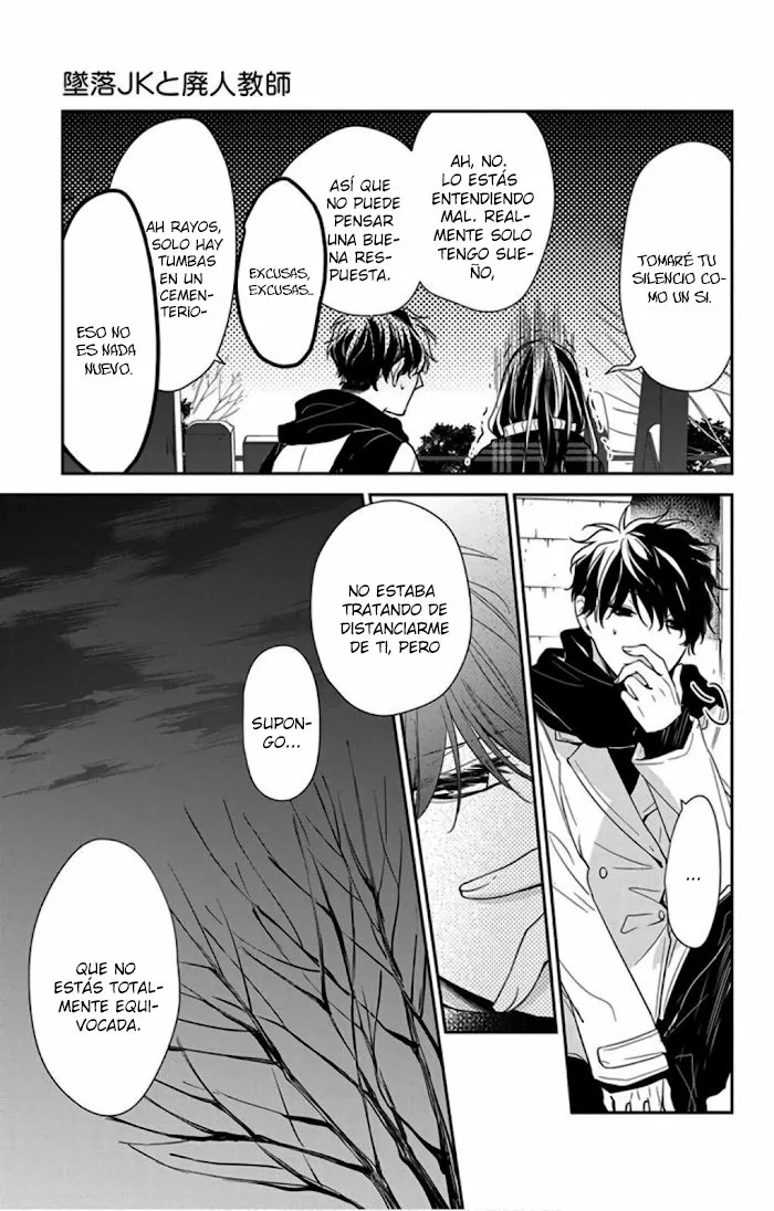 Tsuiraku JK to Haijin Kyoushi Capítulo 43 - Page 18
