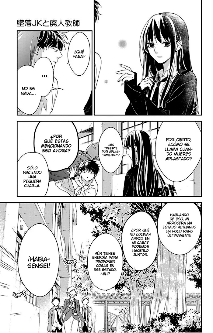 Tsuiraku JK to Haijin Kyoushi Capítulo 50 - Page 10
