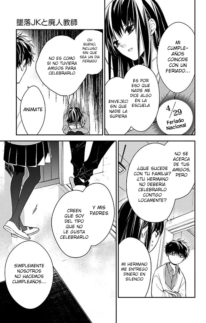 Tsuiraku JK to Haijin Kyoushi Capítulo 61 - Page 8