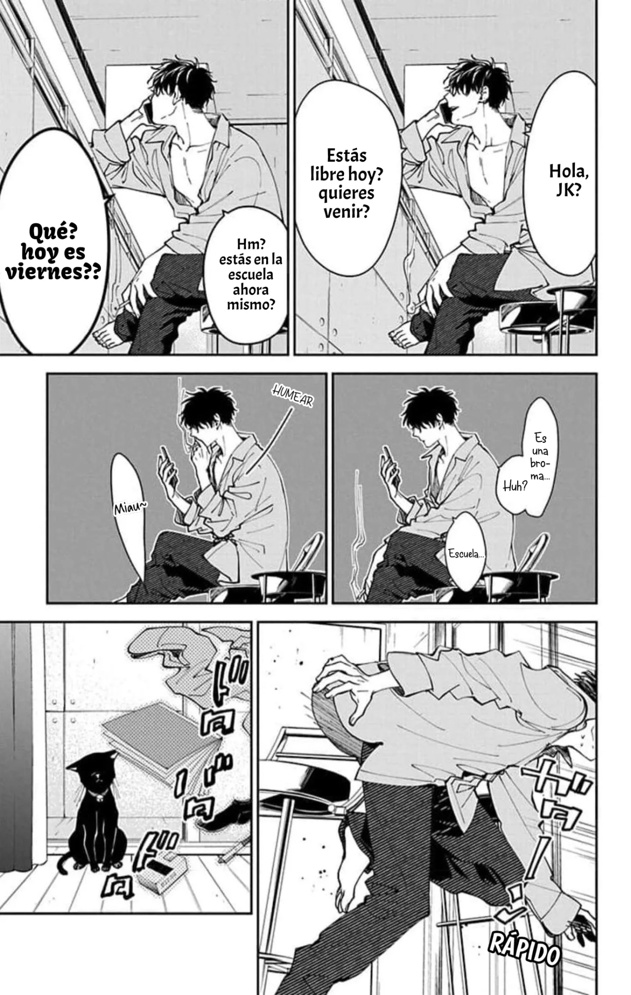Tsuiraku JK to Haijin Kyoushi Capítulo 71.5 - Page 7