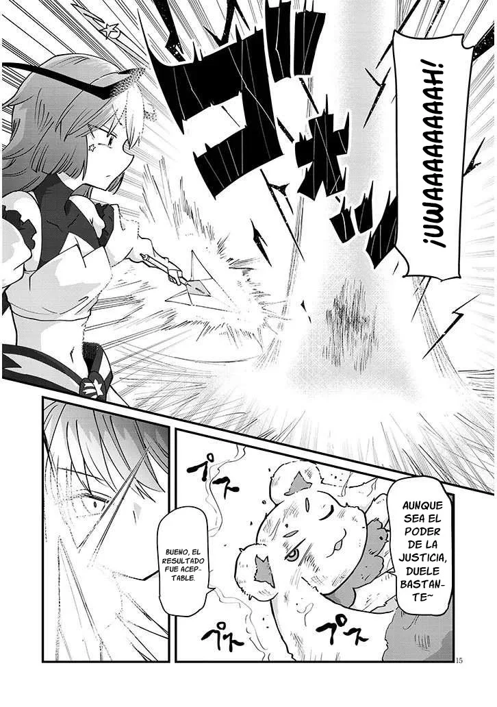 MAHOU SHOUJO NO TSUKAIMA NA NONI KYOU MO KAIJIN GA YUUWAKU SHITE KURU Capítulo 4 - Page 17