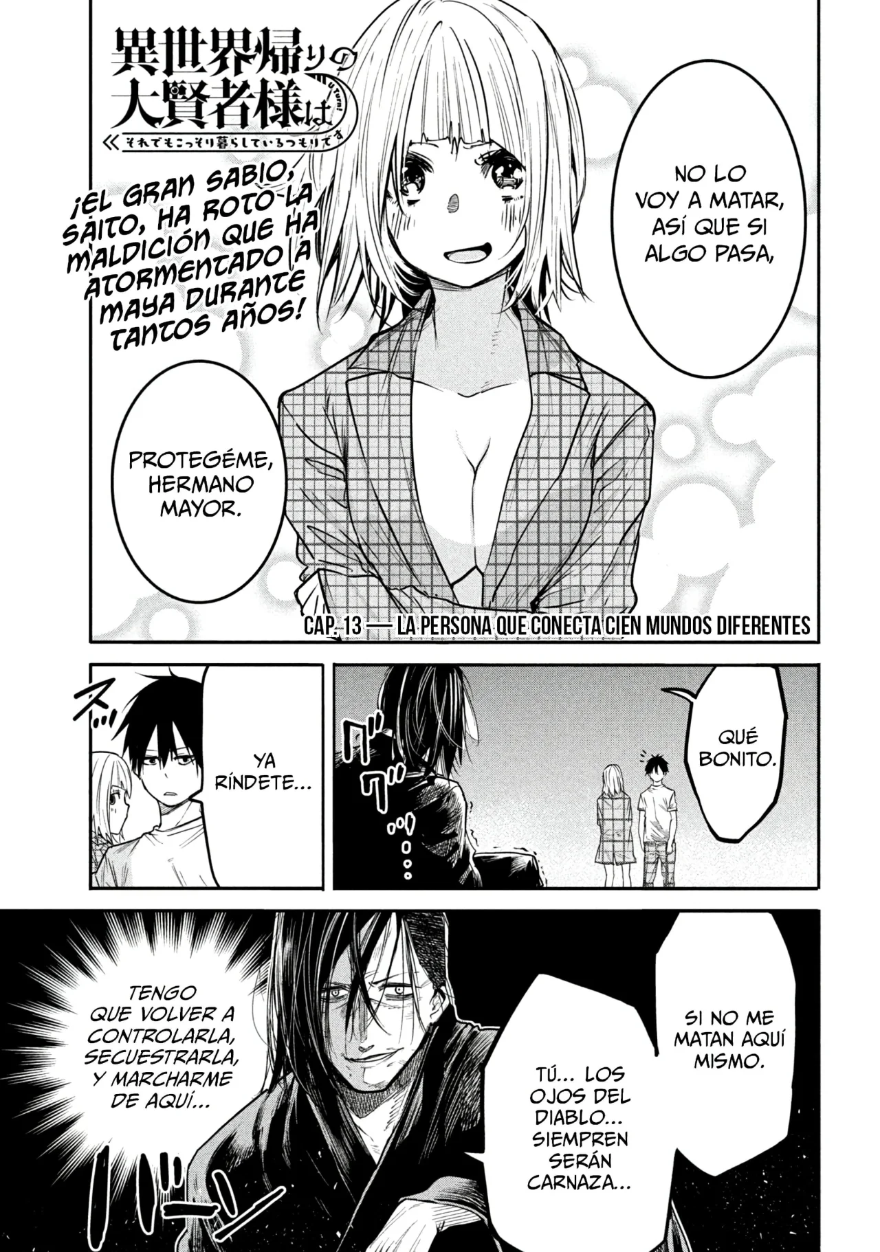 ISEKAI KAERI NO DAIKENJA-SAMA WA SORE DEMO KOSSORI KURASHITE IRU TSUMORI DESU Capítulo 13 - Page 3