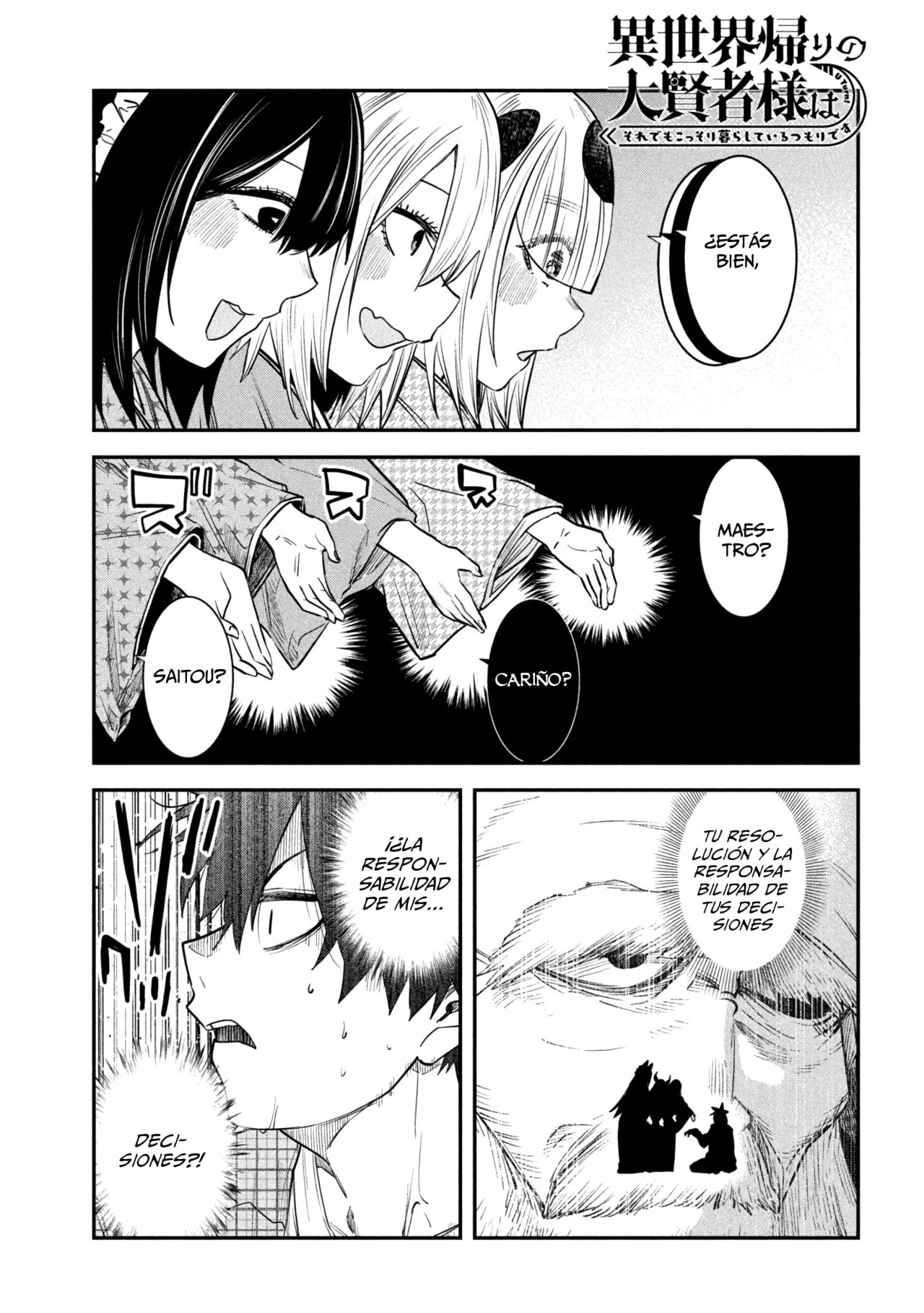 ISEKAI KAERI NO DAIKENJA-SAMA WA SORE DEMO KOSSORI KURASHITE IRU TSUMORI DESU Capítulo 40 - Page 3