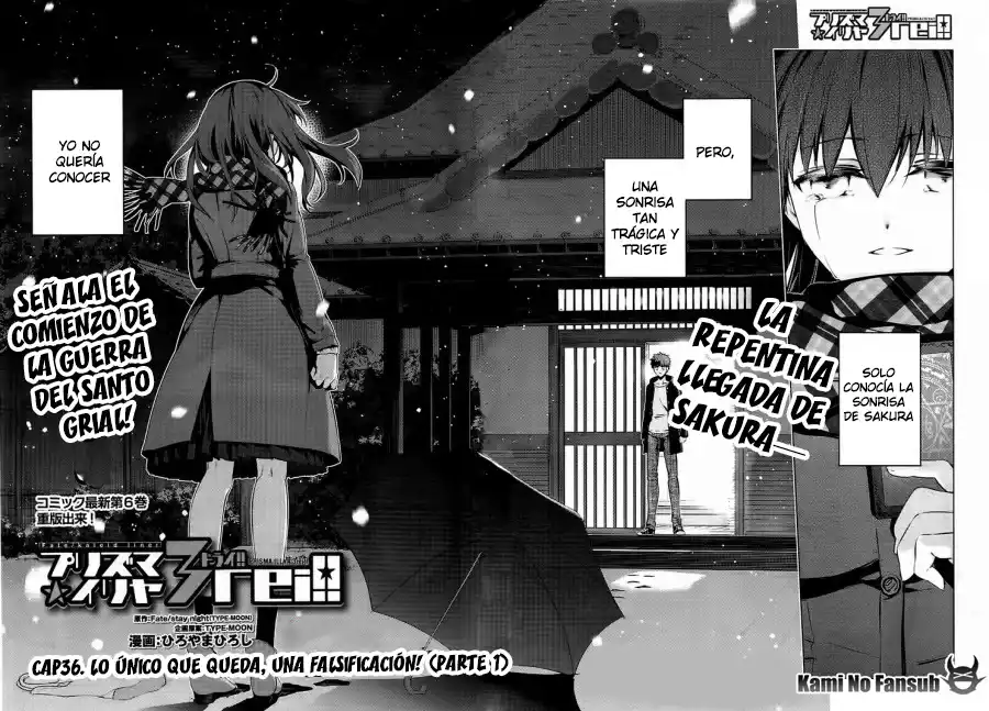 Fate/kaleid liner PRISMA ILLYA 3rei!! Capítulo 36 - Page 3
