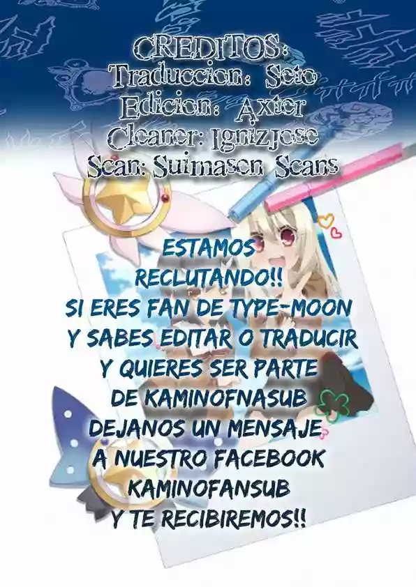 Fate/kaleid liner PRISMA ILLYA 3rei!! Capítulo 6 - Page 34