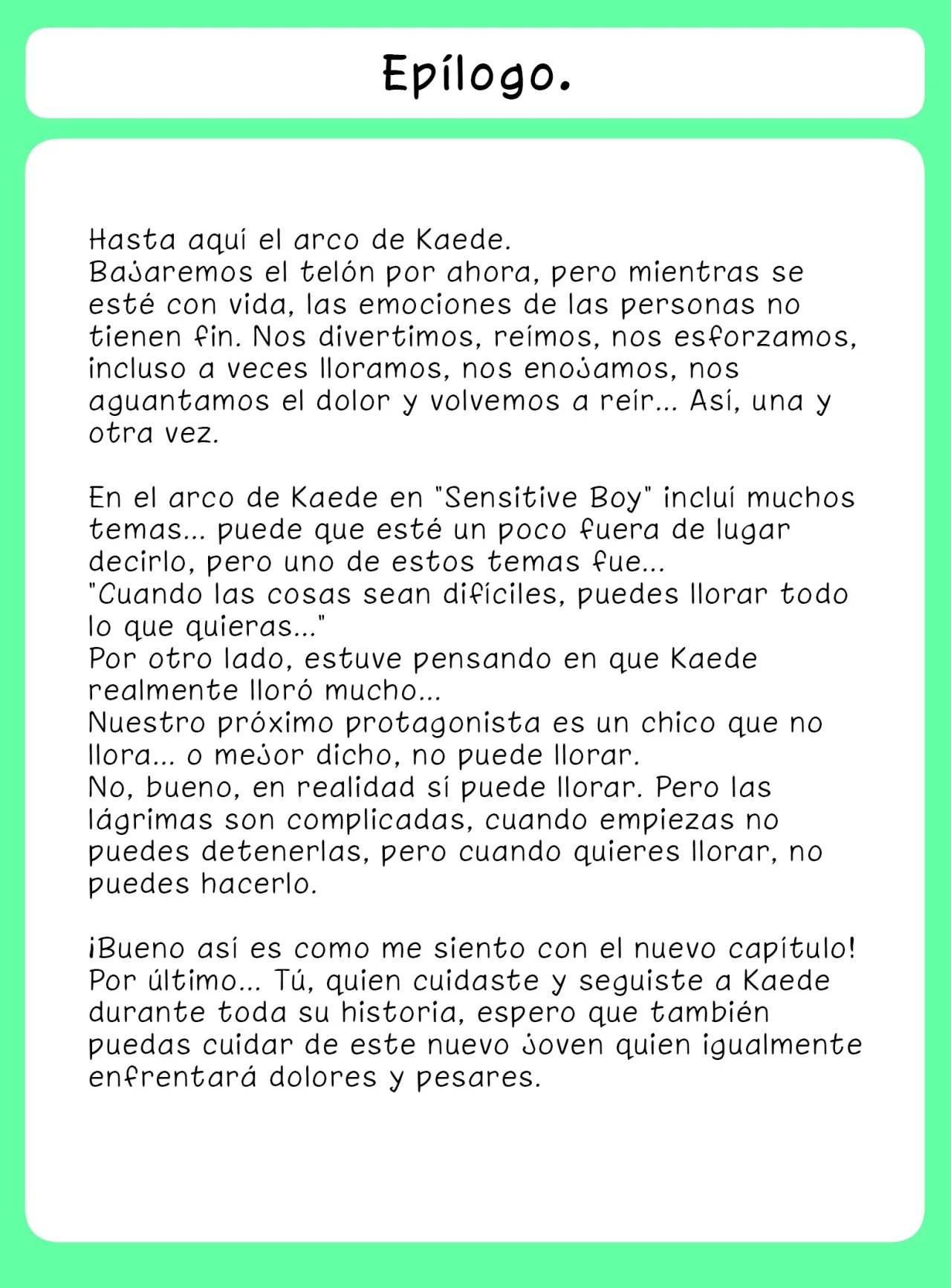 Sensitive Boy Capítulo 35 - Page 23