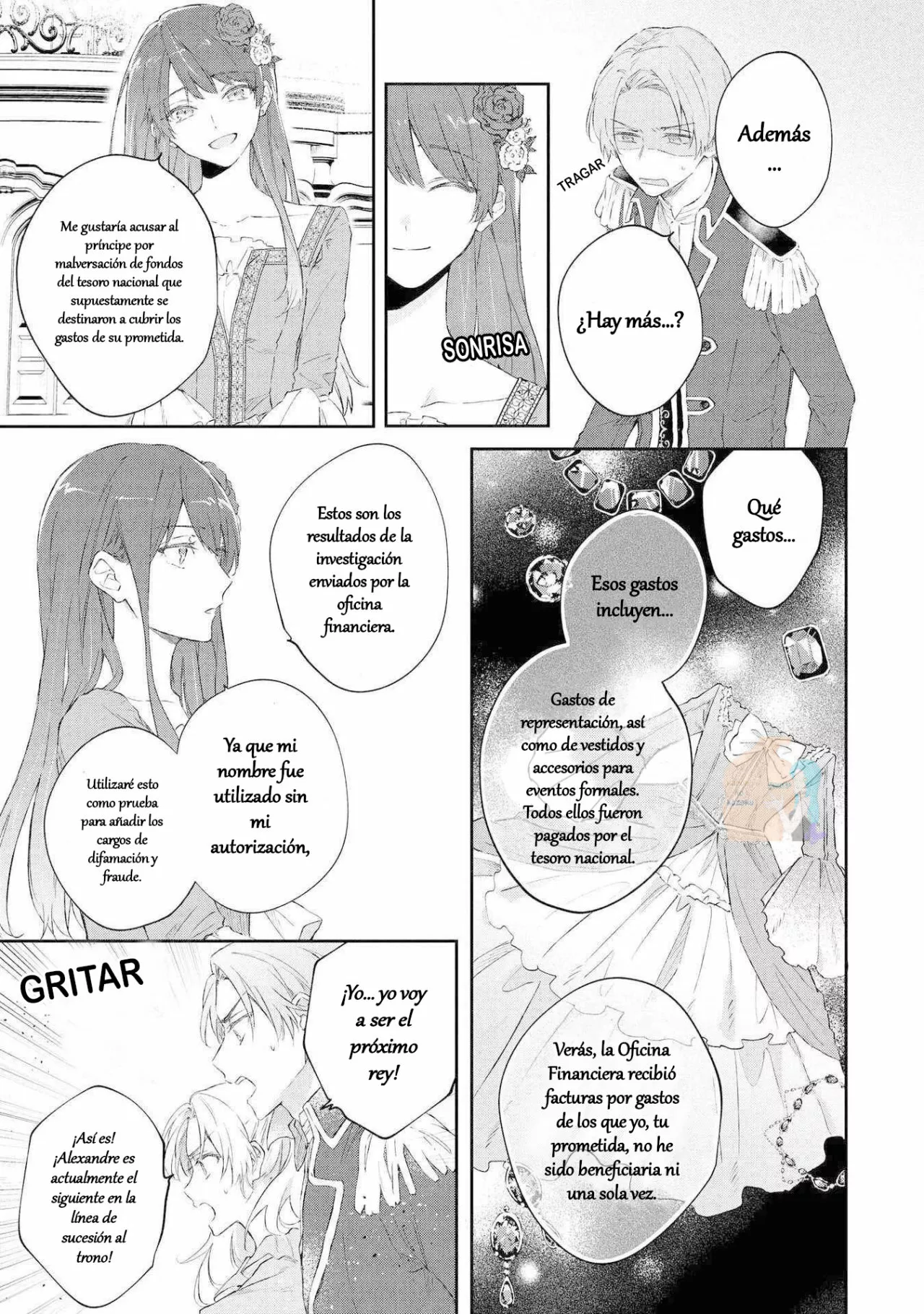 Aunque pueda ser una Villana, ¡Te mostraré que puedo obtener la Felicidad! Capítulo 21 - Page 24