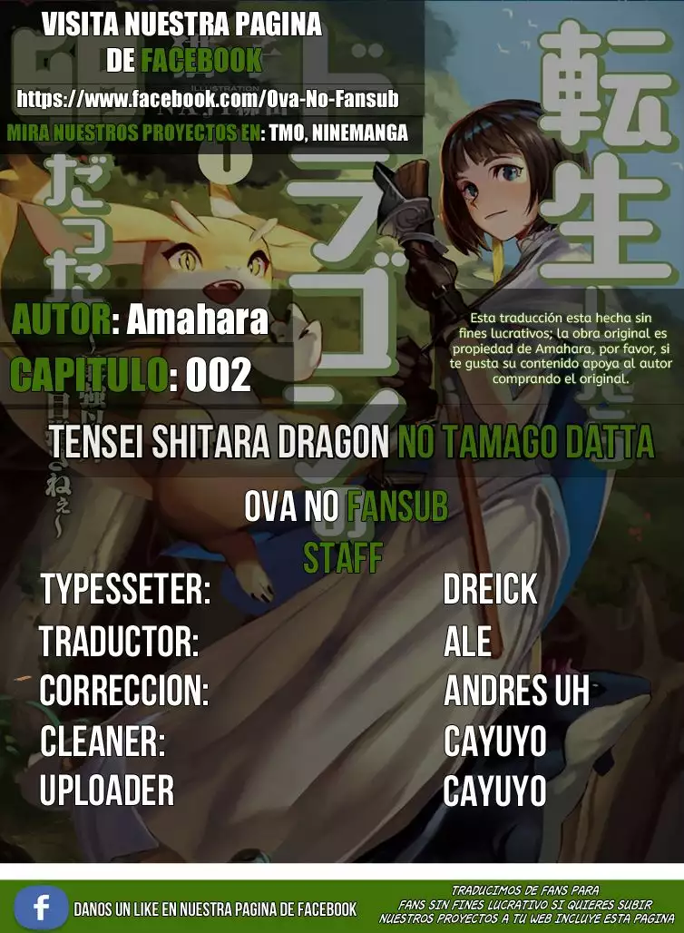 Tensei Shitara Dragon No Tamago Datta – Saikyou Igai Mezasa Nee Capítulo 2 - Page 1