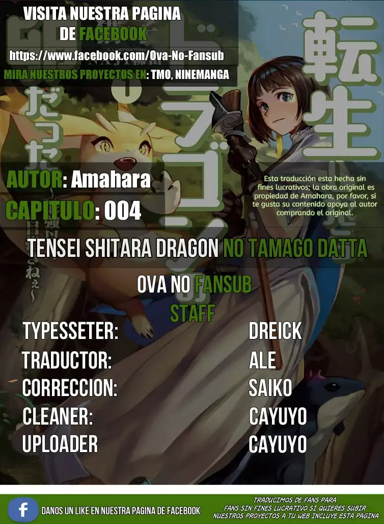 Tensei Shitara Dragon No Tamago Datta – Saikyou Igai Mezasa Nee Capítulo 4 - Page 1