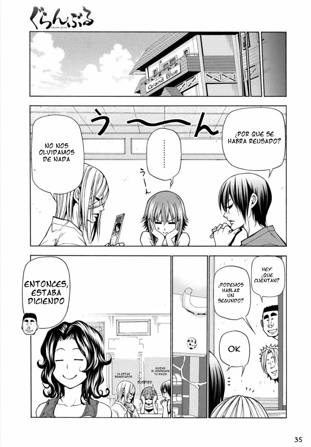 Grand Blue Capítulo 39 - Page 36