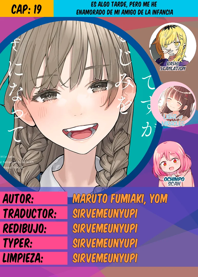 Imasara desu ga, Osananajimi wo Suki ni Natte Shimaimashita Capítulo 19 - Page 1
