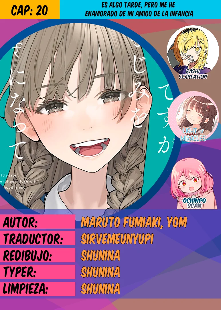 Imasara desu ga, Osananajimi wo Suki ni Natte Shimaimashita Capítulo 20 - Page 1