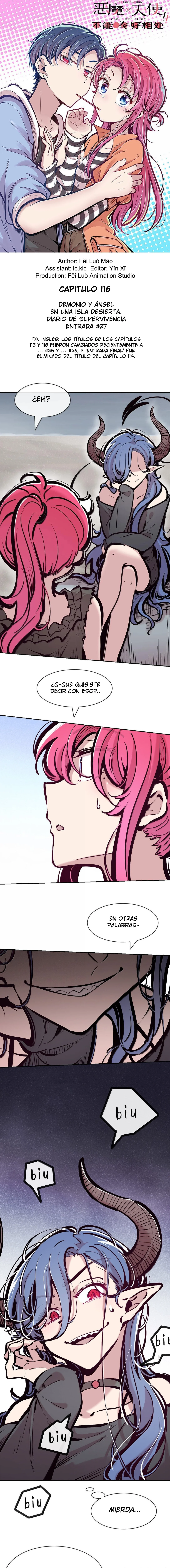 Demon X Angel No Pueden Llevarse Bien Capítulo 116 - Page 1