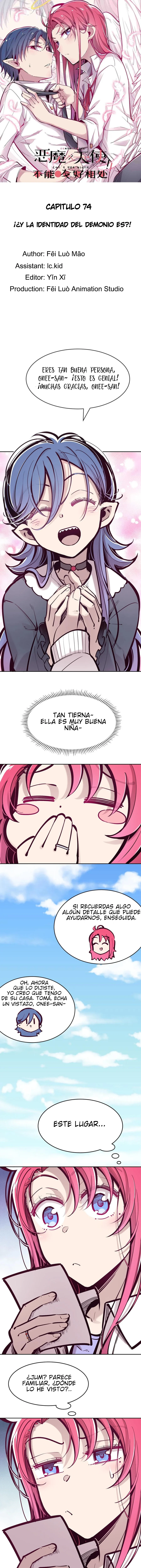 Demon X Angel No Pueden Llevarse Bien Capítulo 74 - Page 1
