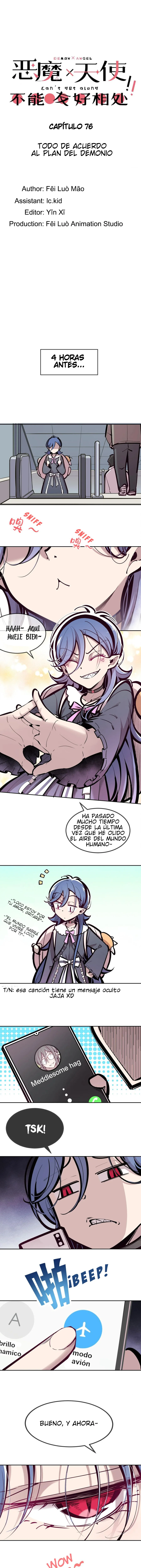 Demon X Angel No Pueden Llevarse Bien Capítulo 76 - Page 1