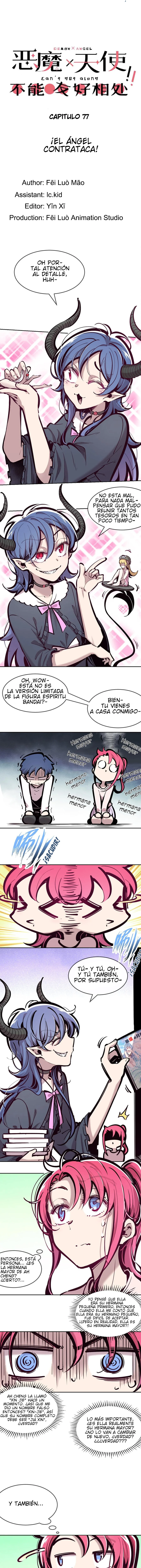 Demon X Angel No Pueden Llevarse Bien Capítulo 77 - Page 1