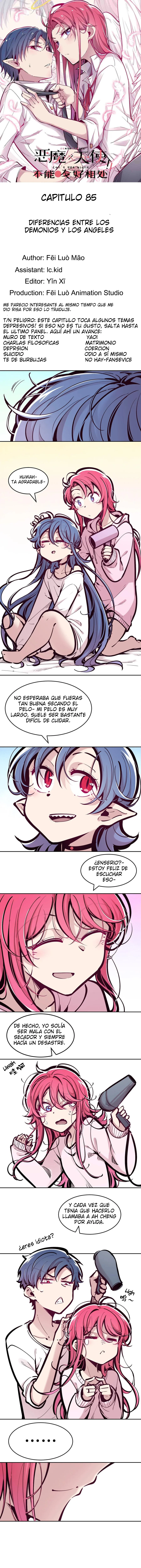 Demon X Angel No Pueden Llevarse Bien Capítulo 85 - Page 1