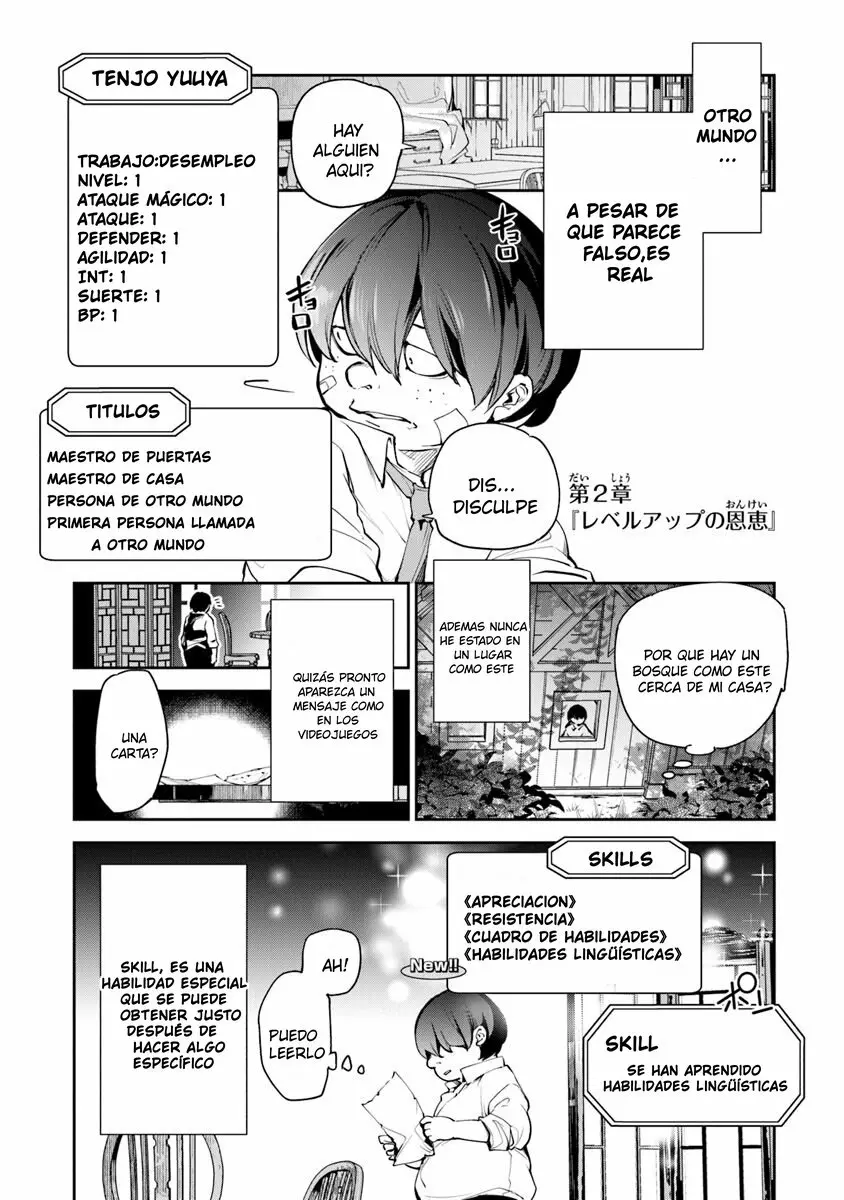 Isekai de Cheat Skill wo te ni Shita ore wa, Genjitsu Sekai wo mo Musou Suru ~Level Up wa Jinsei wo Kaeta~ Capítulo 2 - Page 2