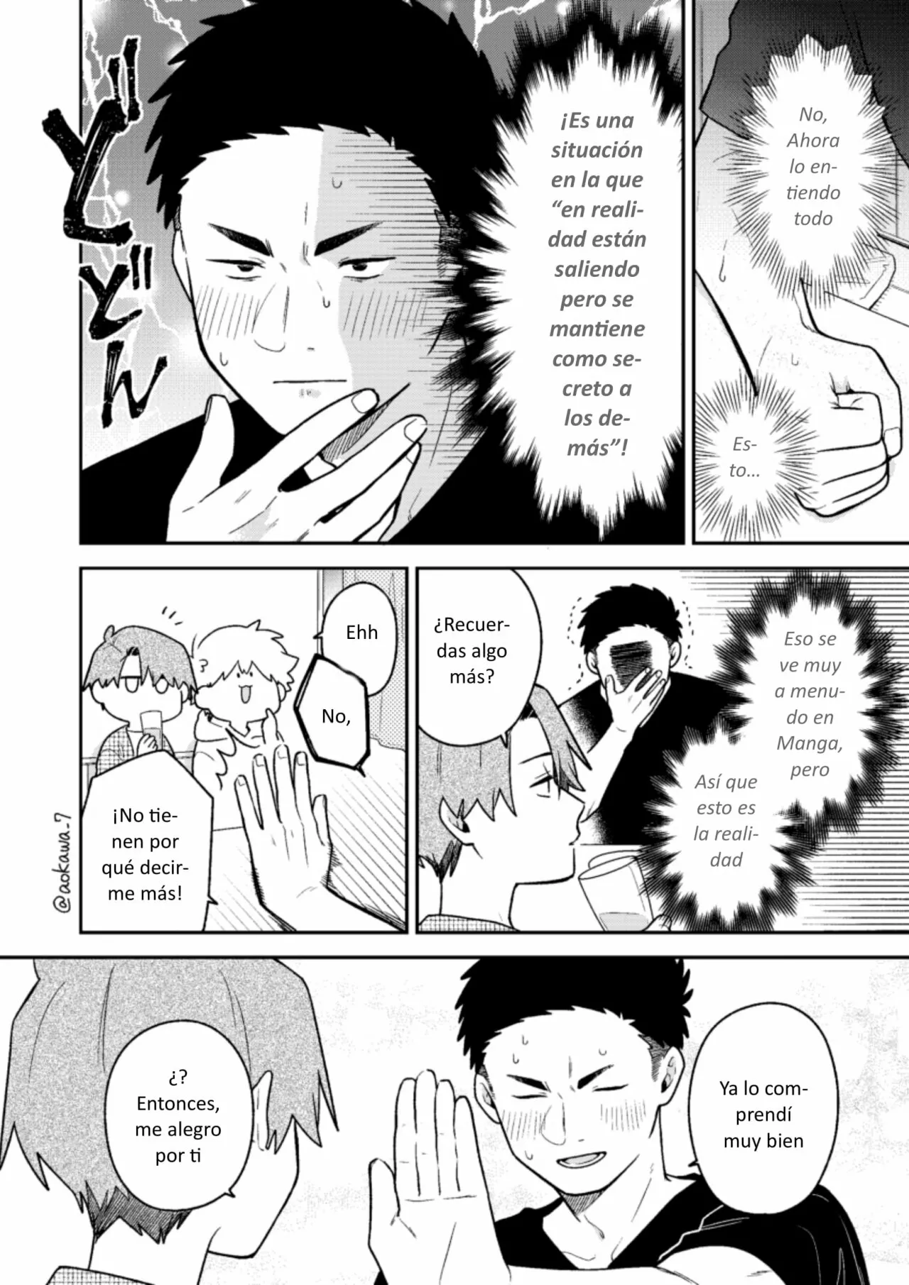 Gōkon ni ittara onna ga inakatta hanashi Capítulo 36 - Page 13
