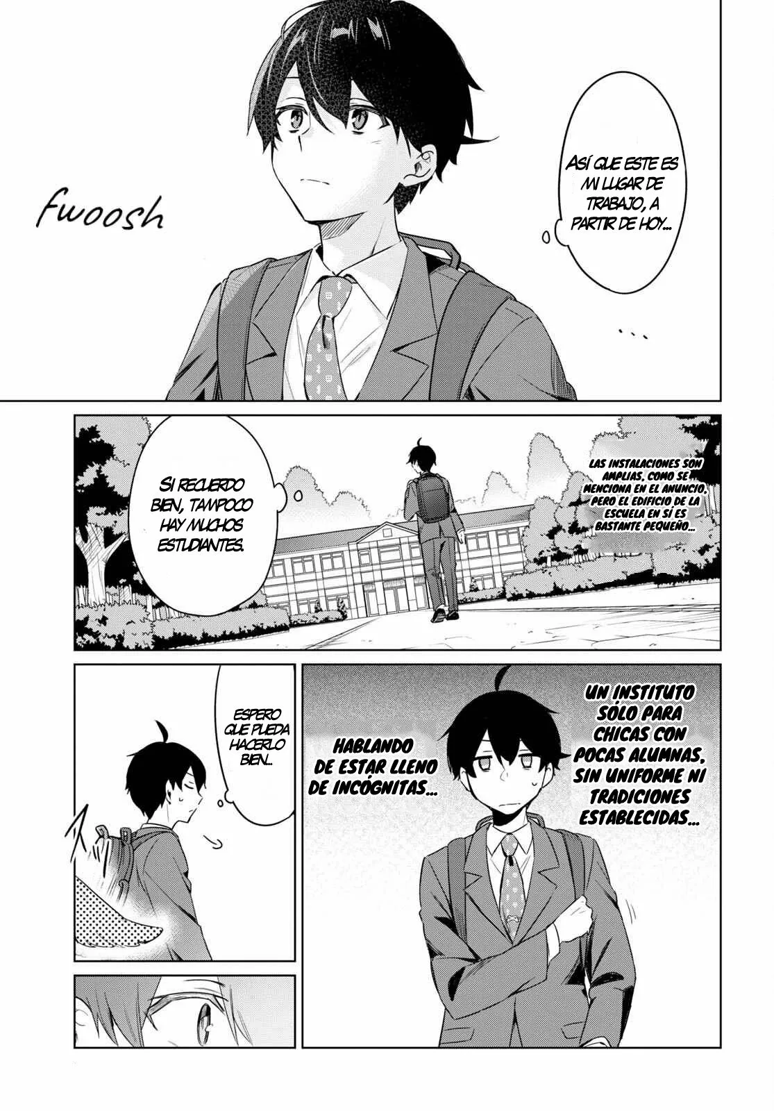 Jingai Kyoushitsu no Ningen Kirai Kyoushi ~Hitoma-sensei, Watashi-tachi ni Ningen wo Oshiete kuremasu ka….?~ Capítulo 1 - Page 16