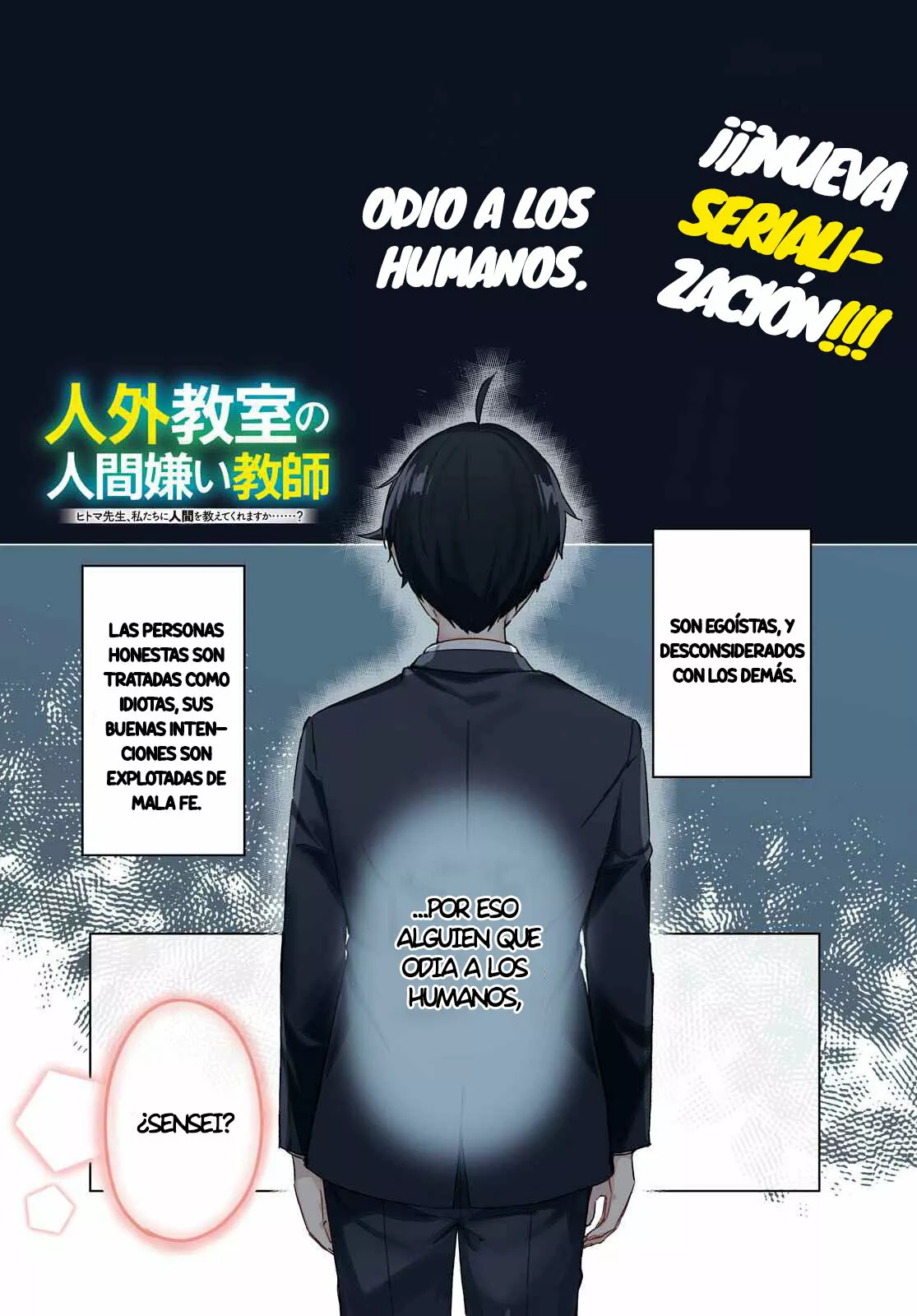 Jingai Kyoushitsu no Ningen Kirai Kyoushi ~Hitoma-sensei, Watashi-tachi ni Ningen wo Oshiete kuremasu ka….?~ Capítulo 1 - Page 2