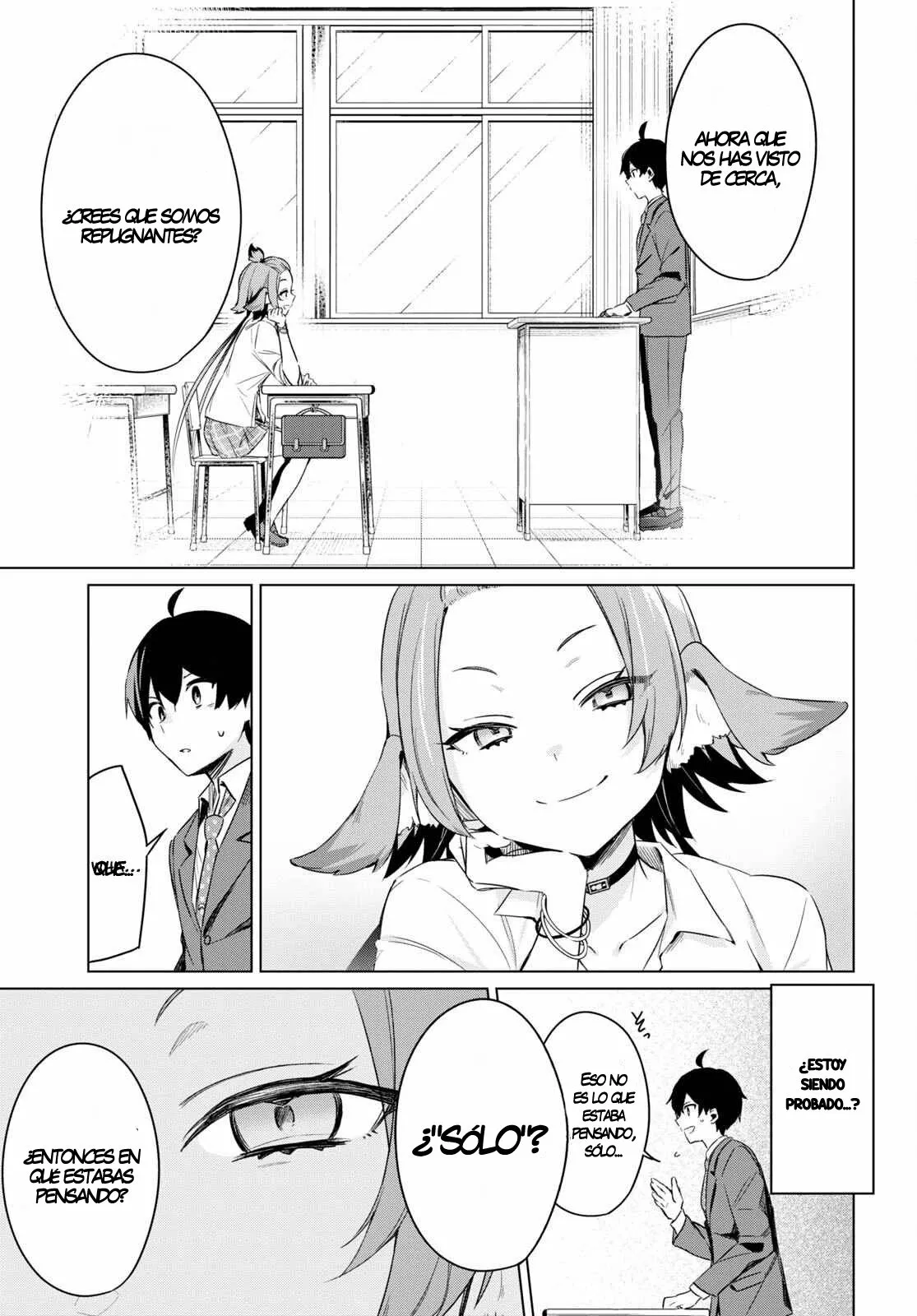 Jingai Kyoushitsu no Ningen Kirai Kyoushi ~Hitoma-sensei, Watashi-tachi ni Ningen wo Oshiete kuremasu ka….?~ Capítulo 1 - Page 33