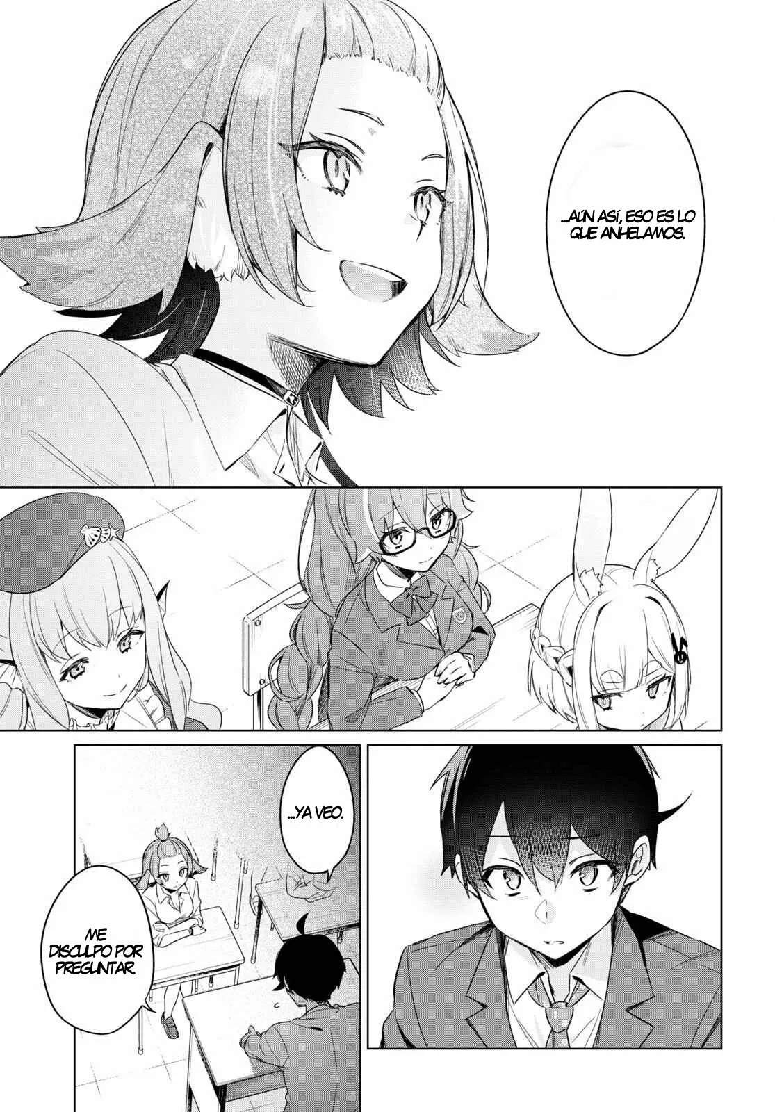 Jingai Kyoushitsu no Ningen Kirai Kyoushi ~Hitoma-sensei, Watashi-tachi ni Ningen wo Oshiete kuremasu ka….?~ Capítulo 1 - Page 37