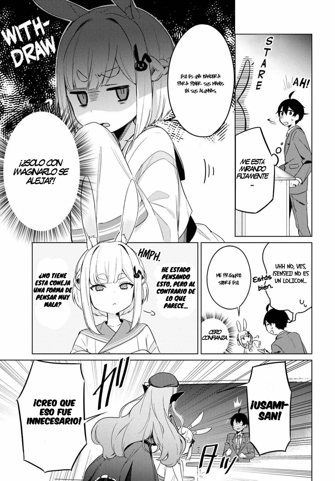 Jingai Kyoushitsu no Ningen Kirai Kyoushi ~Hitoma-sensei, Watashi-tachi ni Ningen wo Oshiete kuremasu ka….?~ Capítulo 1 - Page 39