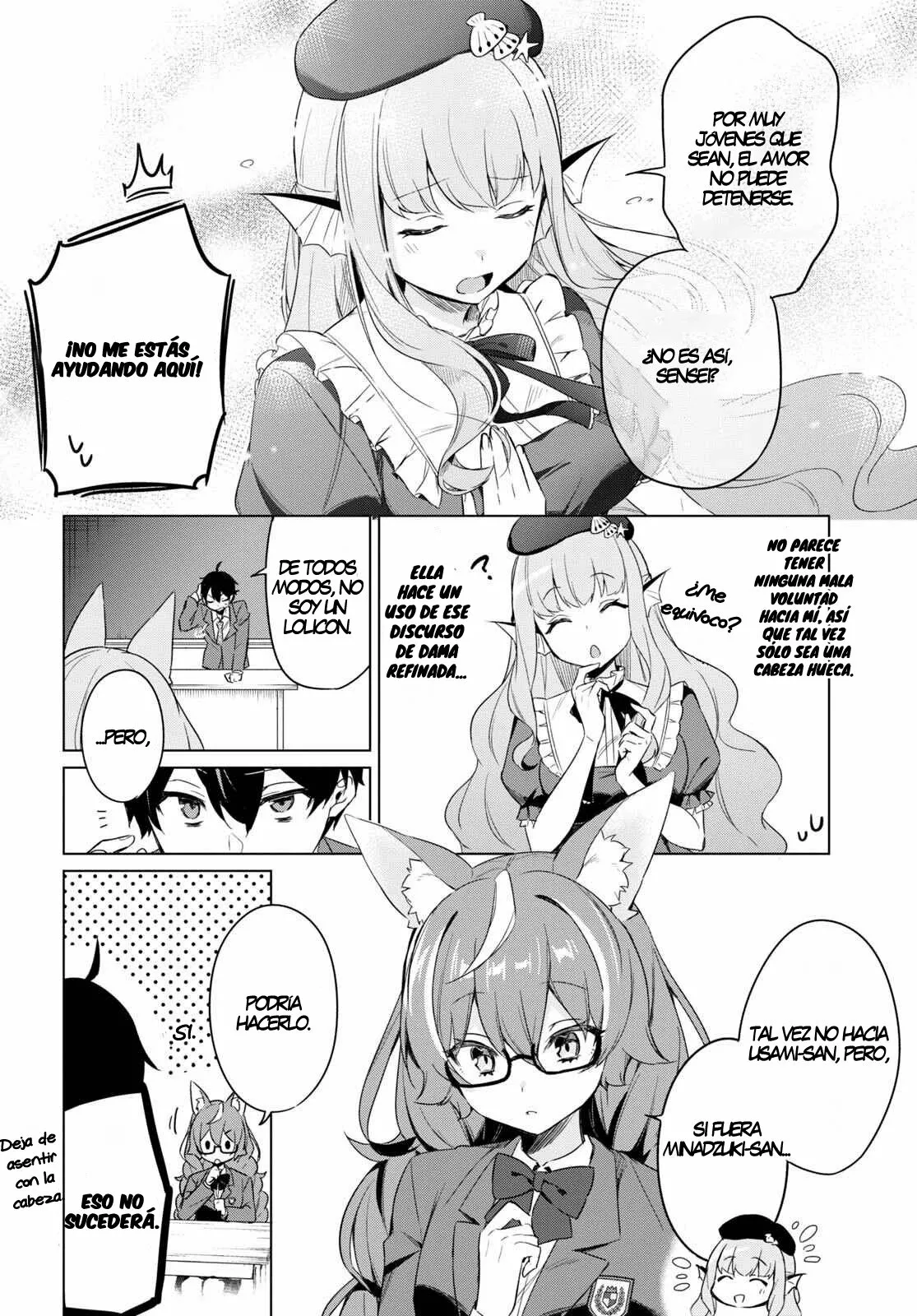 Jingai Kyoushitsu no Ningen Kirai Kyoushi ~Hitoma-sensei, Watashi-tachi ni Ningen wo Oshiete kuremasu ka….?~ Capítulo 1 - Page 40