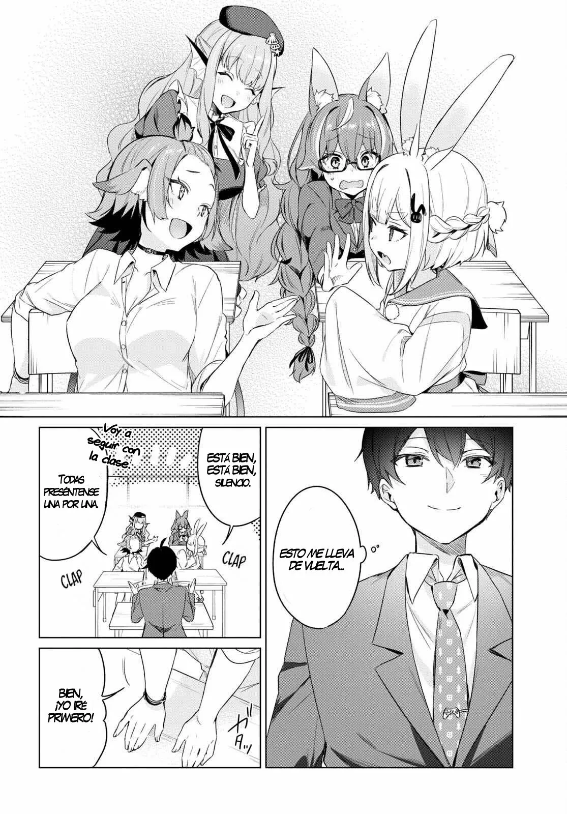 Jingai Kyoushitsu no Ningen Kirai Kyoushi ~Hitoma-sensei, Watashi-tachi ni Ningen wo Oshiete kuremasu ka….?~ Capítulo 1 - Page 42