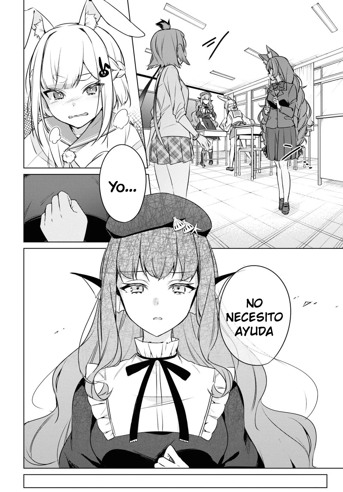 Jingai Kyoushitsu no Ningen Kirai Kyoushi ~Hitoma-sensei, Watashi-tachi ni Ningen wo Oshiete kuremasu ka….?~ Capítulo 11 - Page 16